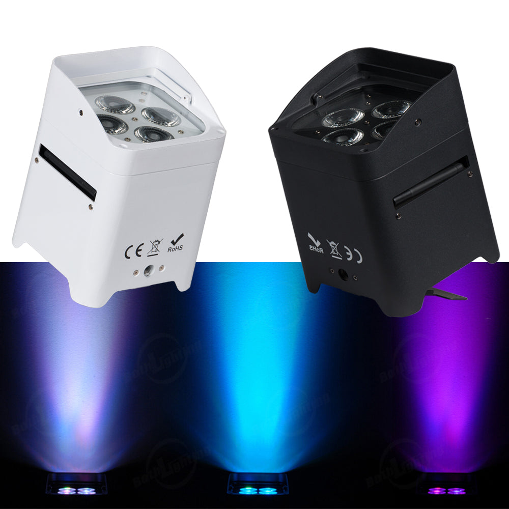 S603-69 SMART DJ 4x18W RGBWA UV 4in1 Wireless DMX LED Uplight with WIFI, Remote by Omega DJ
