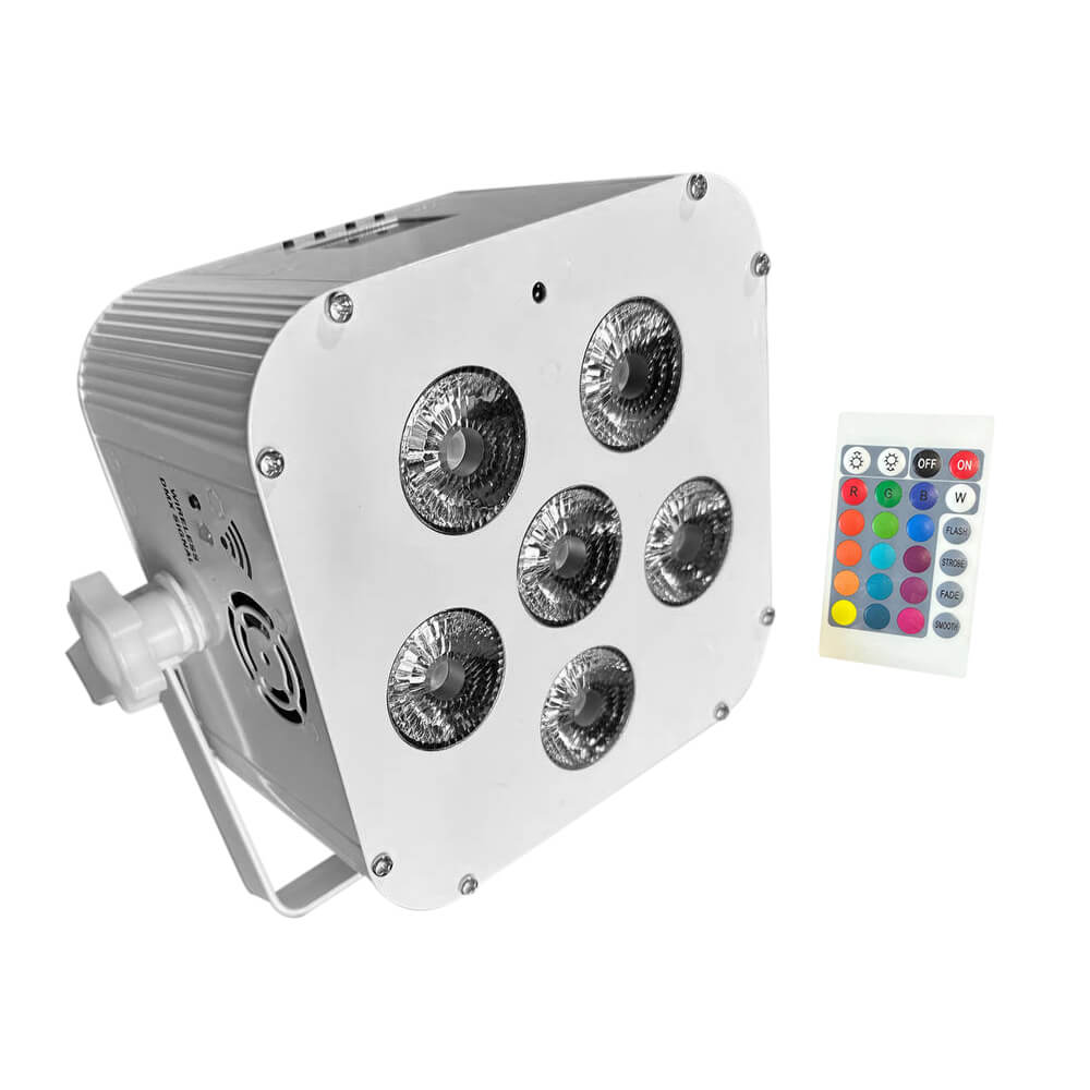 RGB LED DJ Stage Uplight -DMXControl Sound Activated With Remote Control And 9 Modes LED - 10 Pack